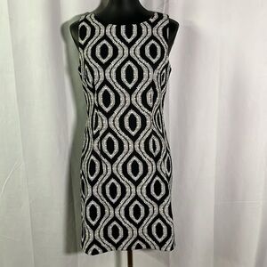 ALYX Black & White Printed Sleeveless Sheath Dress